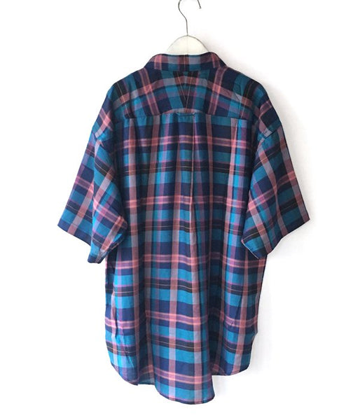 DESCENDANT/HYANNIS B.D SS SHIRT FULL SIZE (BLUE)