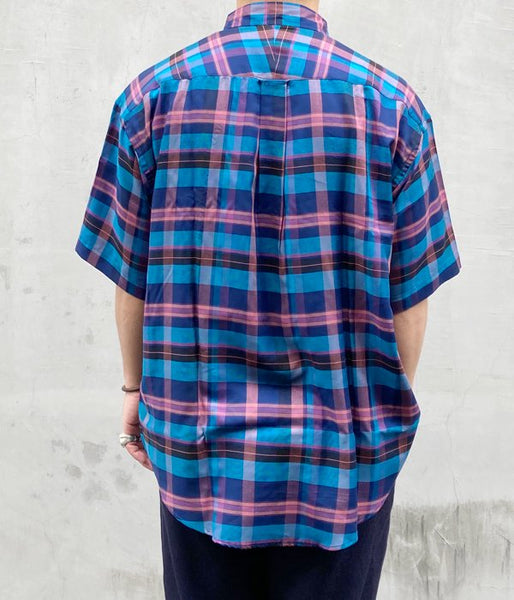 DESCENDANT/HYANNIS B.D SS SHIRT FULL SIZE (BLUE)