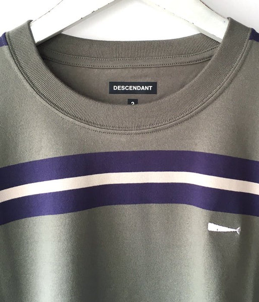 DESCENDANT/BORDER CREW NECK SS FULL SIZE (GRAY)
