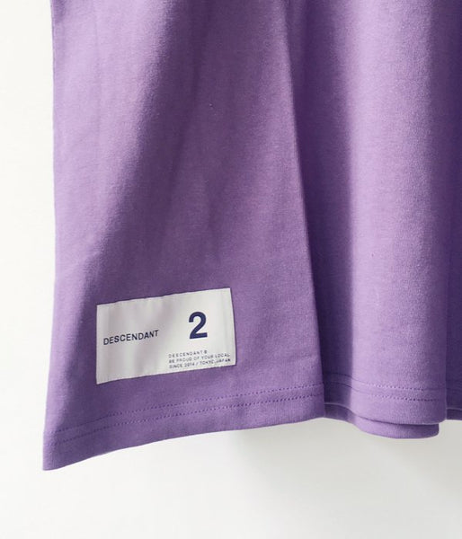 DESCENDANT/STRIP CREW NECK SS FULL SIZE (PURPLE)