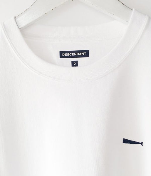 DESCENDANT/STRIP CREW NECK SS FULL SIZE (WHITE)