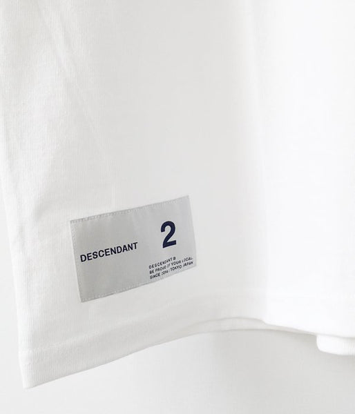 DESCENDANT/STRIP CREW NECK SS FULL SIZE (WHITE)