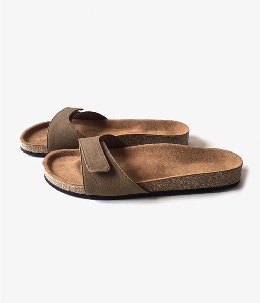 ERA./BUBBLE CALF ONEMILE SANDAL "KAMAKURA" (TAUPE)