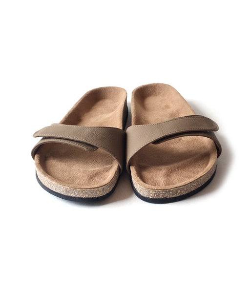ERA./BUBBLE CALF ONEMILE SANDAL "KAMAKURA" (TAUPE)