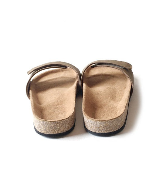 ERA./BUBBLE CALF ONEMILE SANDAL "KAMAKURA" (TAUPE)