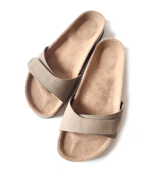 ERA./BUBBLE CALF ONEMILE SANDAL "KAMAKURA" (TAUPE)