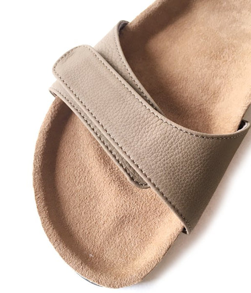 ERA./BUBBLE CALF ONEMILE SANDAL "KAMAKURA" (TAUPE)