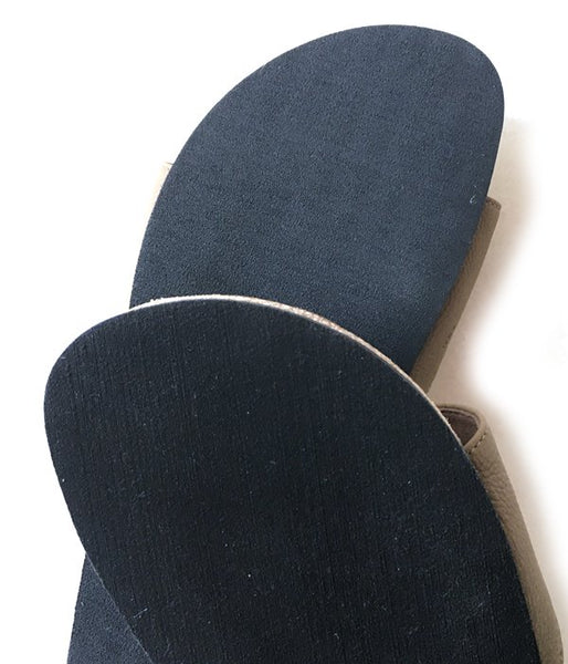 ERA./BUBBLE CALF ONEMILE SANDAL "KAMAKURA" (TAUPE)