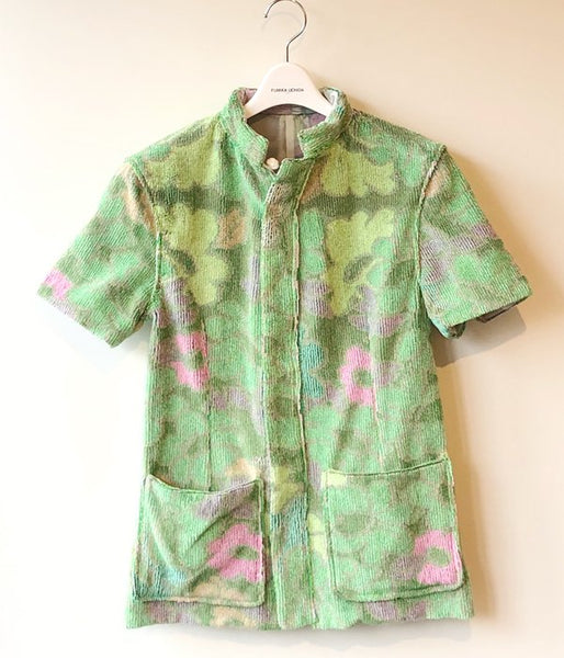 FUMIKA_UCHIDA/Pile/FLORAL REVERSIBLE CHINA JACKET(WHITE)
