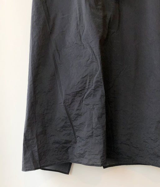 FUMIKA_UCHIDA/Pile/FLORAL WRAP SKIRT(BLACK)