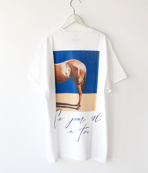 DESCENDANT/HORSE SS TEE (WHITE)