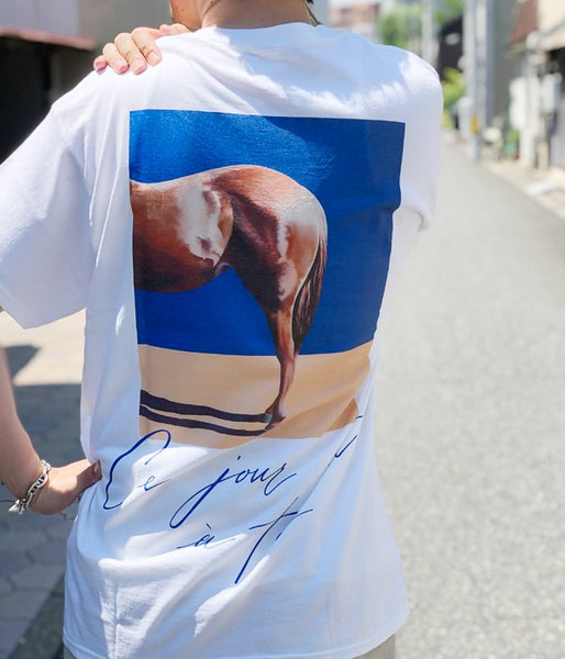 DESCENDANT/HORSE SS TEE (WHITE)