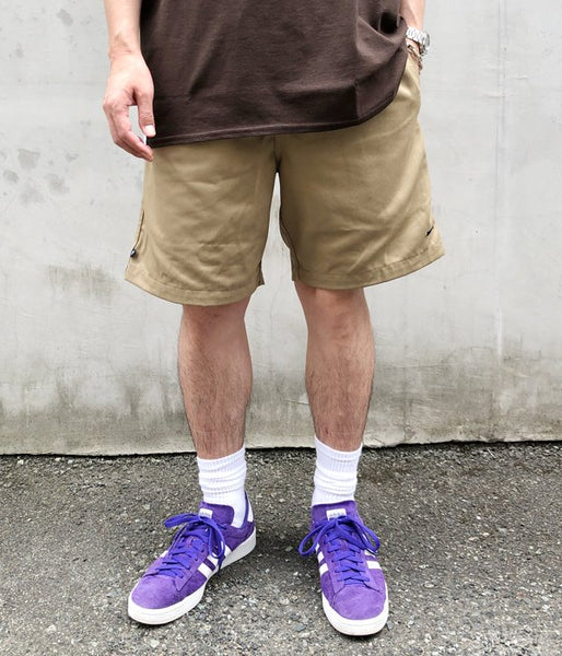 DESCENDANT/SHORE BEACH SHORTS (BEIGE)