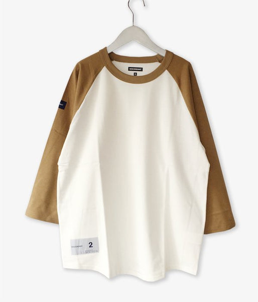 DESCENDANT/TWO BIT B.B. SS (WHITExBEIGE)