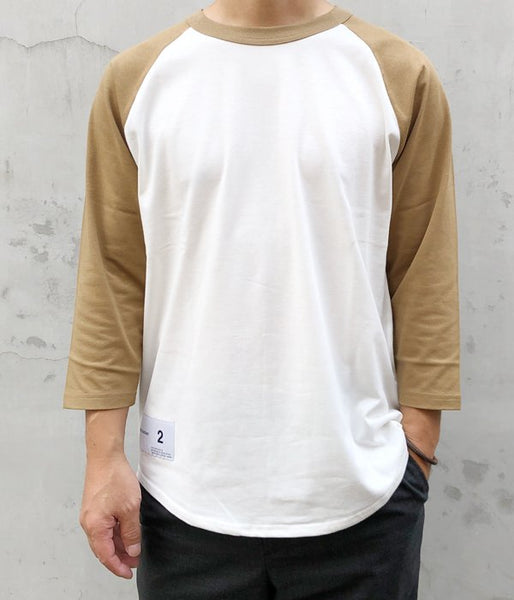 DESCENDANT/TWO BIT B.B. SS (WHITExBEIGE)