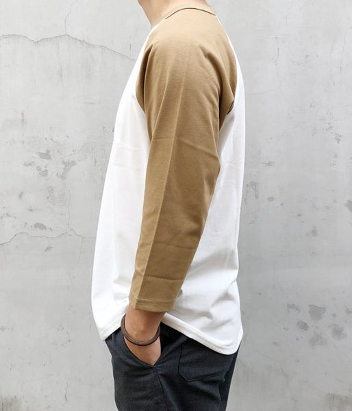 DESCENDANT/TWO BIT B.B. SS (WHITExBEIGE)