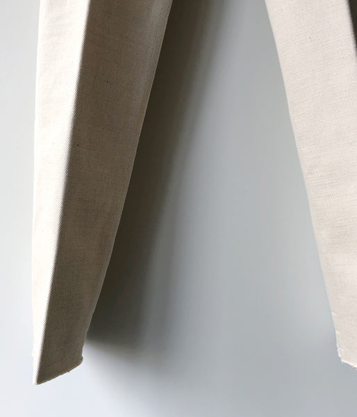 FUMIKA_UCHIDA/Bonding Denim/WIDE STRAGIHT PANTS(KINARI/WHT/size34)