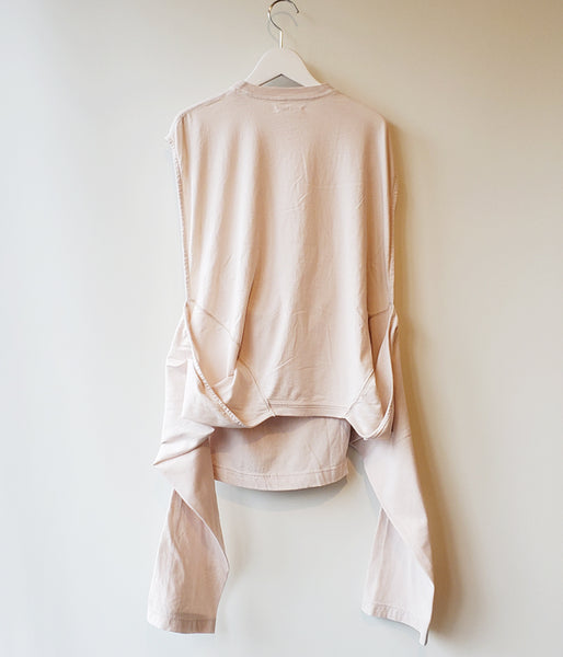 FUMIKA_UCHIDA/SEPARATE LONG-SLEEVE TEE(PINKGREY)