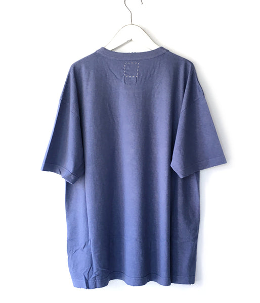 visvim/JUMBO TEE S/S (UNEVEN DYE) (NAVY)
