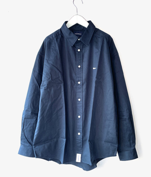 DESCENDANT/KENNEDY'S TWILL LS SHIRT (NAVY)