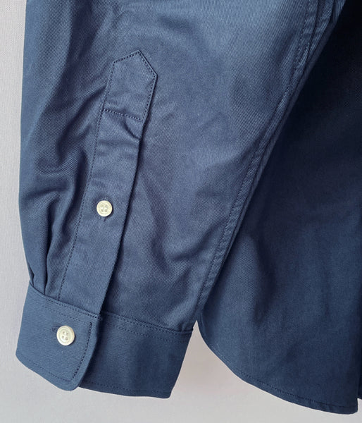 DESCENDANT/KENNEDY'S TWILL LS SHIRT (NAVY)