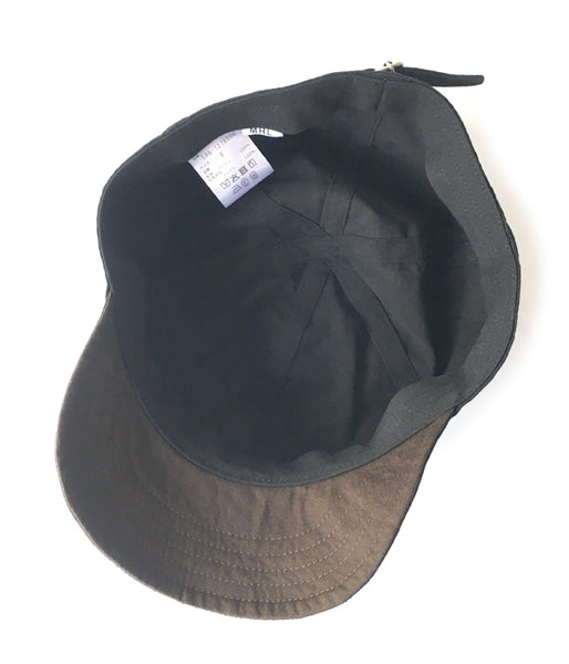 MHL./WASHED VINTAGE COTTON POPLIN CAP
