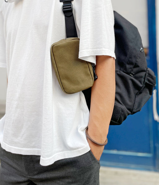 MHL./HEAVY COTTON CANVAS POUCH