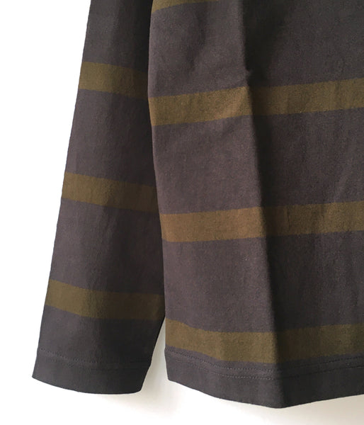 MHL./WIDE STRIPE DRY JERSEY LS WOMENS (CHARCOAL)