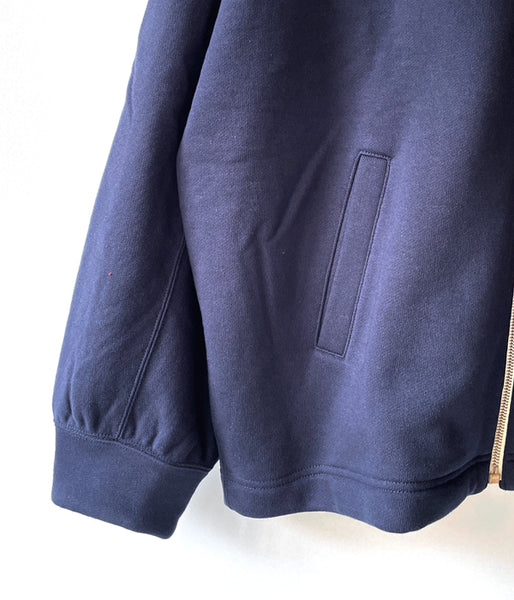 DIGAWEL/DOLMAN SLEEVE ZIP HOODIE (NAVY)