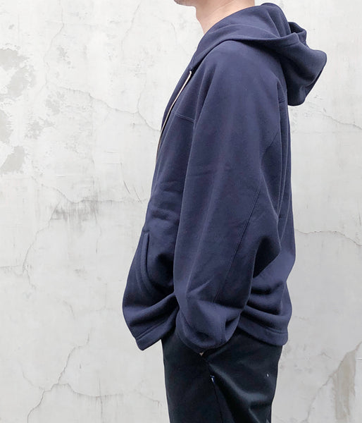 DIGAWEL/DOLMAN SLEEVE ZIP HOODIE (NAVY)