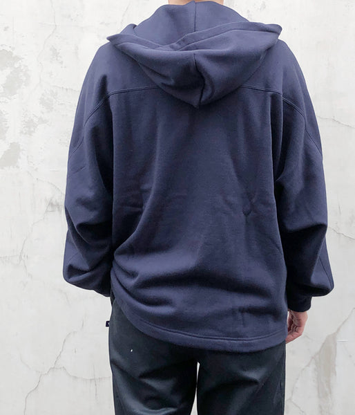 DIGAWEL/DOLMAN SLEEVE ZIP HOODIE (NAVY)