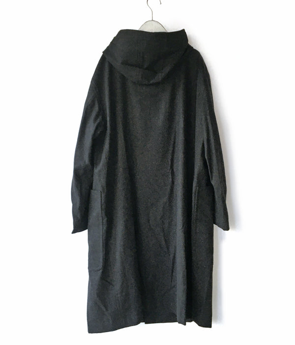 POLYPLOID/DUFFLE COAT C (BLACK MELANGE)
