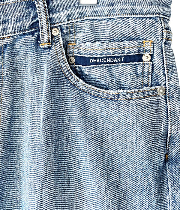 DESCENDANT/1986 STRAIGHT JEANS (INDIGO)