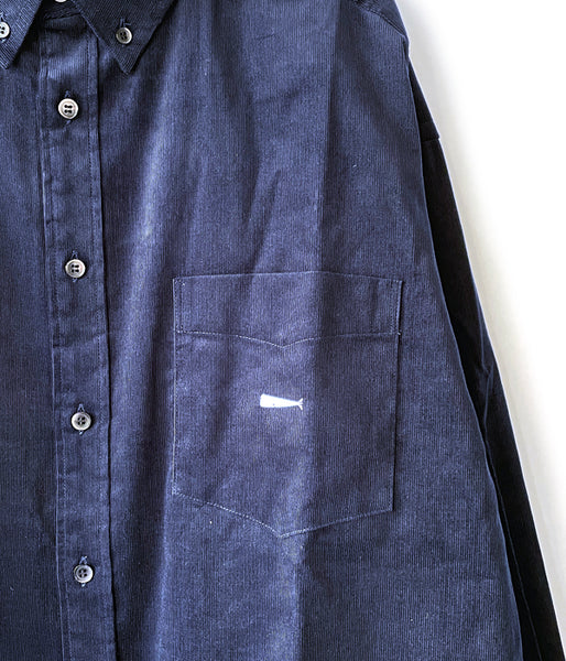 DESCENDANT/KENNEDY'S CORDUROY B.D. LS SHIRT (NAVY)
