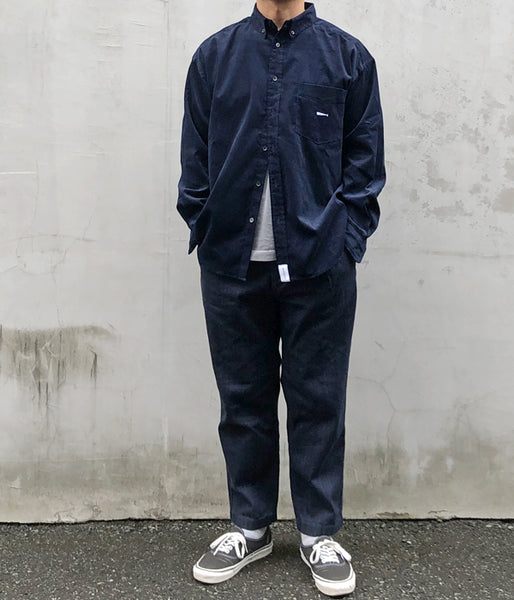 DESCENDANT/KENNEDY'S CORDUROY B.D. LS SHIRT (NAVY)