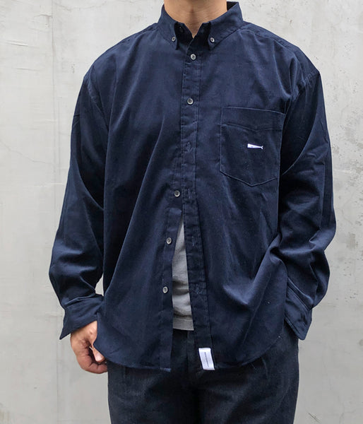 DESCENDANT/KENNEDY'S CORDUROY B.D. LS SHIRT (NAVY)