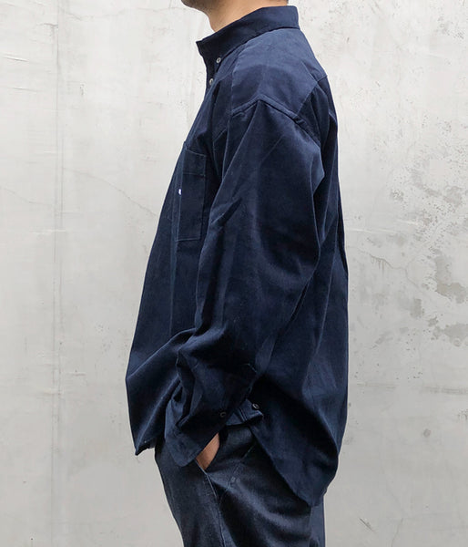 DESCENDANT/KENNEDY'S CORDUROY B.D. LS SHIRT (NAVY)