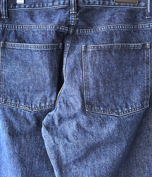DESCENDANT/EU BAGGY JEANS (INDIGO)