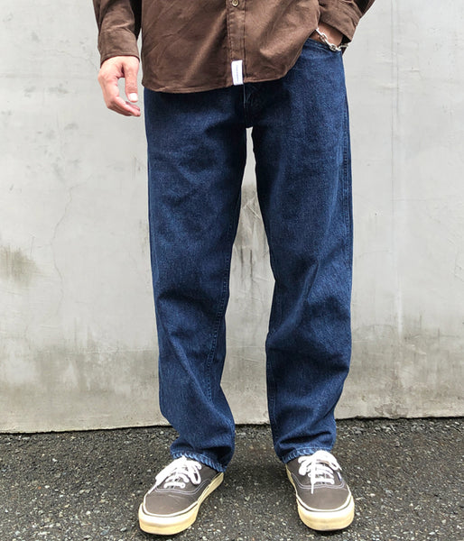 DESCENDANT/EU BAGGY JEANS (INDIGO)