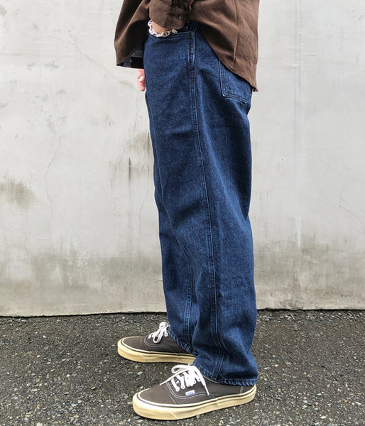 DESCENDANT/EU BAGGY JEANS (INDIGO)