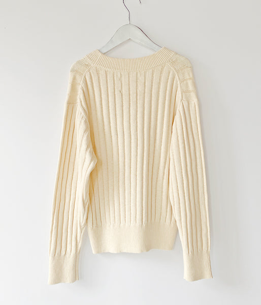 MHL./VINTAGE COTTON LINEN KNIT WOMENS (NATURAL)