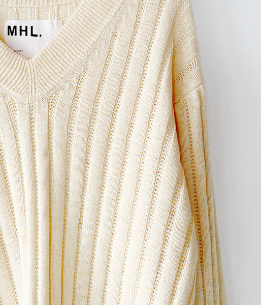 MHL./VINTAGE COTTON LINEN KNIT WOMENS (NATURAL)