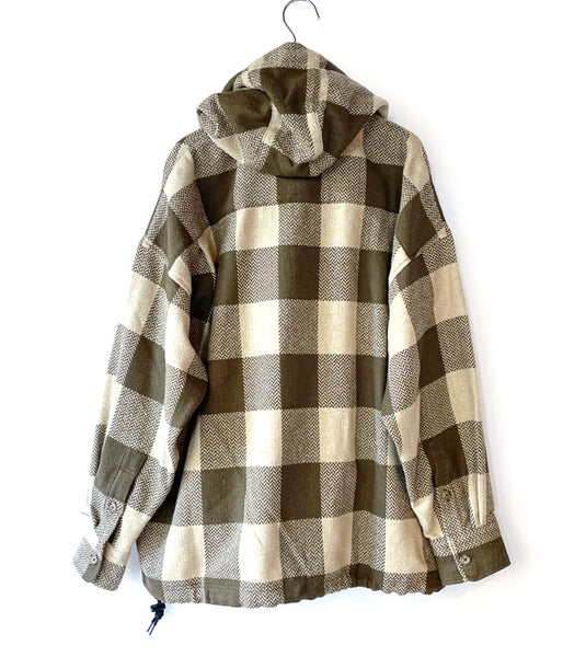 DESCENDANT/MOLE HOODED LS SHIRT FULL SIZE (BEIGE)