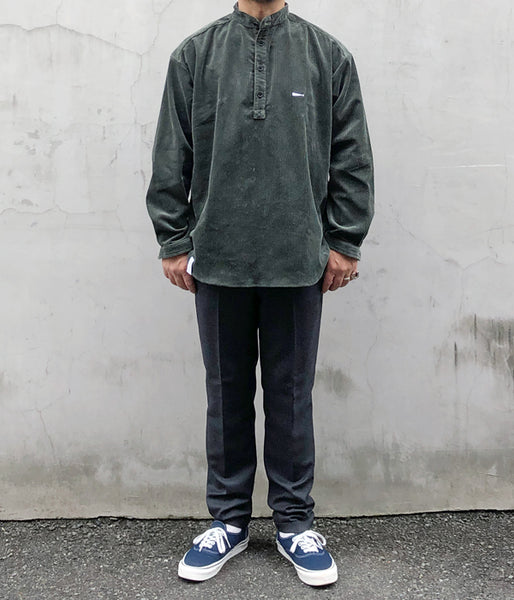 DESCENDANT/TETTY CORDUROY LS SHIRT (GREEN)