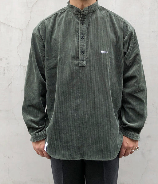 DESCENDANT/TETTY CORDUROY LS SHIRT (GREEN)