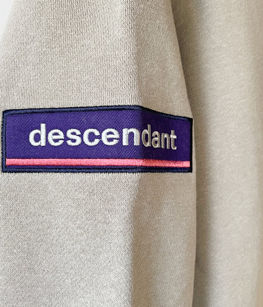 DESCENDANT/HORIZON HOODED SWEATSHIRT (GRAY)