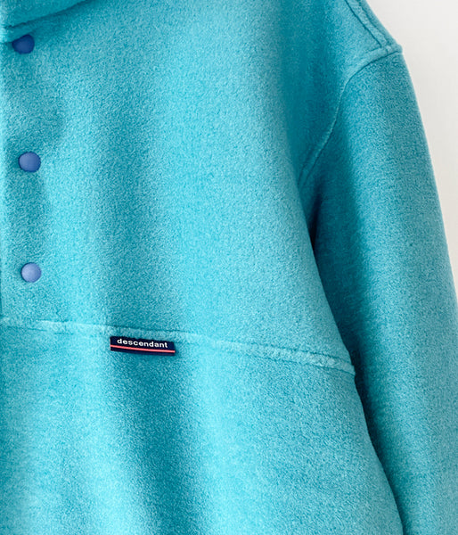 DESCENDANT/HUMMING FLEECE PULL OVER (TEAL)