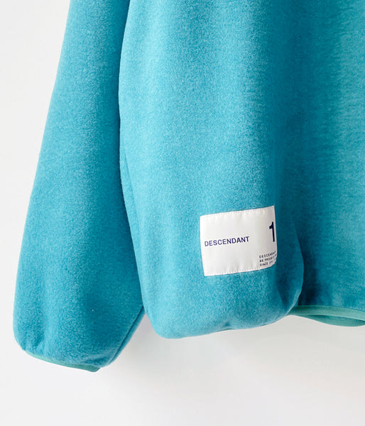 DESCENDANT/HUMMING FLEECE PULL OVER (TEAL)