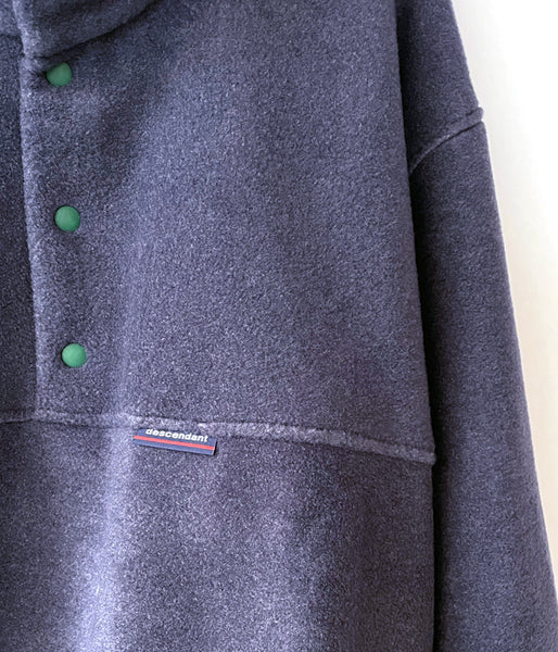 DESCENDANT/HUMMING FLEECE PULL OVER (NAVY)