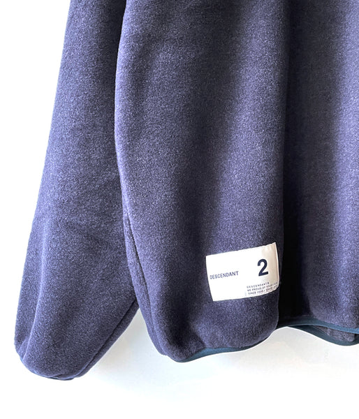 DESCENDANT/HUMMING FLEECE PULL OVER (NAVY)